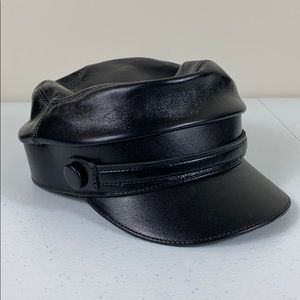 Leather Newsboy Cap Made in Chile 🇨🇱